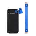 Външен SSD Verbatim Pocket SSD USB 3.2 Gen 2 1TB Black/Blue