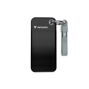 Външен SSD Verbatim Pocket SSD USB 3.2 Gen 2 512GB Black/Grey