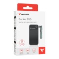 Външен SSD Verbatim Pocket SSD USB 3.2 Gen 2 512GB Black/Grey