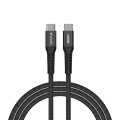 Кабел/преходник Verbatim Sync & Charge USB-C to USB-C 100W Magnetic 120 cm - Black