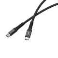 Кабел/преходник Verbatim Sync & Charge USB-C to USB-C 100W Magnetic 120 cm - Black