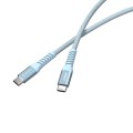 Кабел/преходник Verbatim Sync & Charge USB-C to USB-C 100W Magnetic 120 cm - Blue