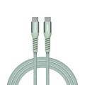 Кабел/преходник Verbatim Sync & Charge USB-C to USB-C 100W Magnetic 120 cm - Green