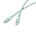 Кабел/преходник Verbatim Sync & Charge USB-C to USB-C 100W Magnetic 120 cm - Green