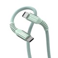 Кабел/преходник Verbatim Sync & Charge USB-C to USB-C 100W Magnetic 120 cm - Green