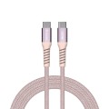 Кабел/преходник Verbatim Sync & Charge USB-C to USB-C 100W Magnetic 120 cm - Pink