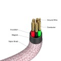 Кабел/преходник Verbatim Sync & Charge USB-C to USB-C 100W Magnetic 120 cm - Pink