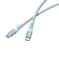 Кабел/преходник Verbatim Sync & Charge USB-C to USB-C 60W Magnetic 120 cm - Blue