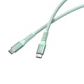 Кабел/преходник Verbatim Sync & Charge USB-C to USB-C 60W Magnetic 120 cm - Green