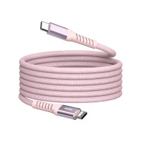 Кабел/преходник Verbatim Sync & Charge USB-C to USB-C 60W Magnetic 120 cm - Pink
