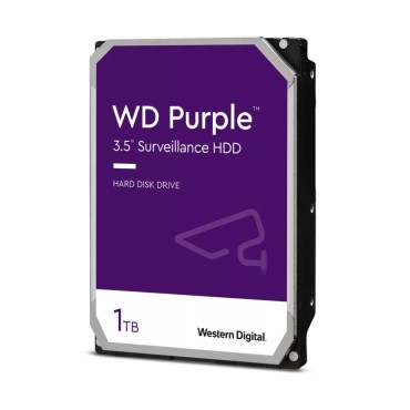 Твърд диск за компютър Western Digital Purple 1TB ( 3.5'', 64MB, 5400 RPM, SATA 6Gb/s )