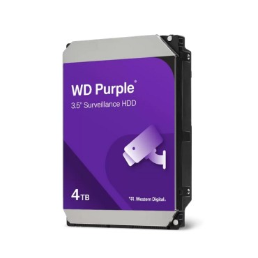 Твърд диск за компютър Western Digital Purple 4TB ( 3.5'', 128MB, SATA 6Gb/s )