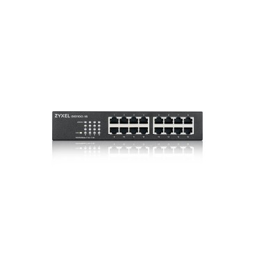 Суич ZyXEL GS1100-16v4 Unmanaged + 16 port Gigabit Unmanaged Switch Суич ZyXEL GS1100-16v4 Unmanaged + 16 port Gigabit Unmanaged Switch