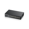 Суич ZyXEL GS1100-16v4 Unmanaged + 16 port Gigabit Unmanaged Switch Суич ZyXEL GS1100-16v4 Unmanaged + 16 port Gigabit Unmanaged Switch